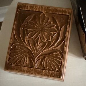 Vtg Melwood Index Caddy with Printed Index Cards